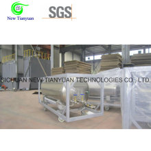 LNG Cryogenic Vehicle Liquid Medium Storage Steel Cylinder